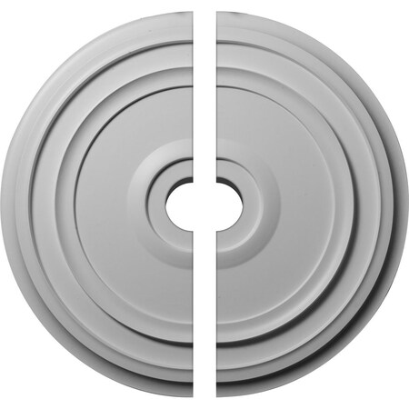 Ekena Millwork Traditional Reece Ceiling Medallion, 24 3/8"OD x 3 1/2"ID x 1 1/8"P CM24RE2-03500